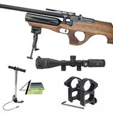 Carabina PCP Kral Ekinoks Semi-Auto 5,5mm + Bomba 4 Estágios + Luneta 4-16x42