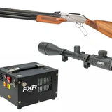 Rifle Sumatra 500 Under Lever Action 5,5mm + Luneta 6-24x50 + Compressor Portátil Trivolt Compact