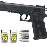 Pistola de Pressão Co2 1911 Tactical BBs Aço 6mm + Co2 + BBs