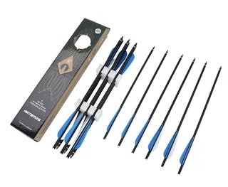 Seta em Fibra Carbono Misto 16" 24 Gramas Kit 06und Artemis