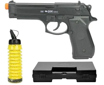 Pistola de Airsoft Beretta M92 Spring Cal 6,0 + Case + 2200BBs