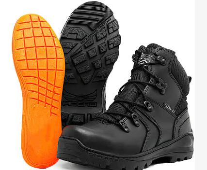 Bota Coturno Militar Acero Sniper Cano Baixo Preto