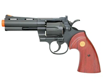 Revolver Airsoft Green Gas GBB Python 357 4" 6T UG138B Black 6,0mm UHC