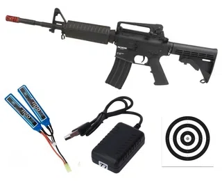 Rifle Airsoft Sentinel M4A1 Carbine Full Metal + Bateria + Carregador