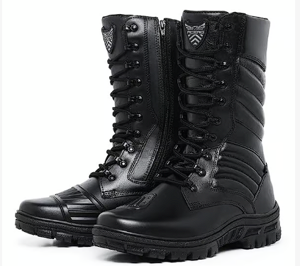 Bota Militar Acero Couro Hunter Preto