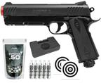 Pistola CO2 Rossi Vesta 50 Home Defense PDW50 RAM LTL 16 Joules + CO2 + Esferas + Maleta/Case