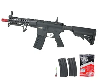 Rifle de Airsoft AEG PDW Ghost QL029 Gatilho ET 6mm Specna Arms by TAG
