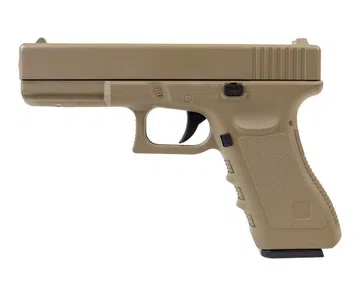 Pistola de Airsoft G19 VG GK-V20 Tan Metal Mola 6mm Rossi