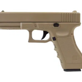 Pistola de Airsoft G19 VG GK-V20 Tan Metal Mola 6mm Rossi